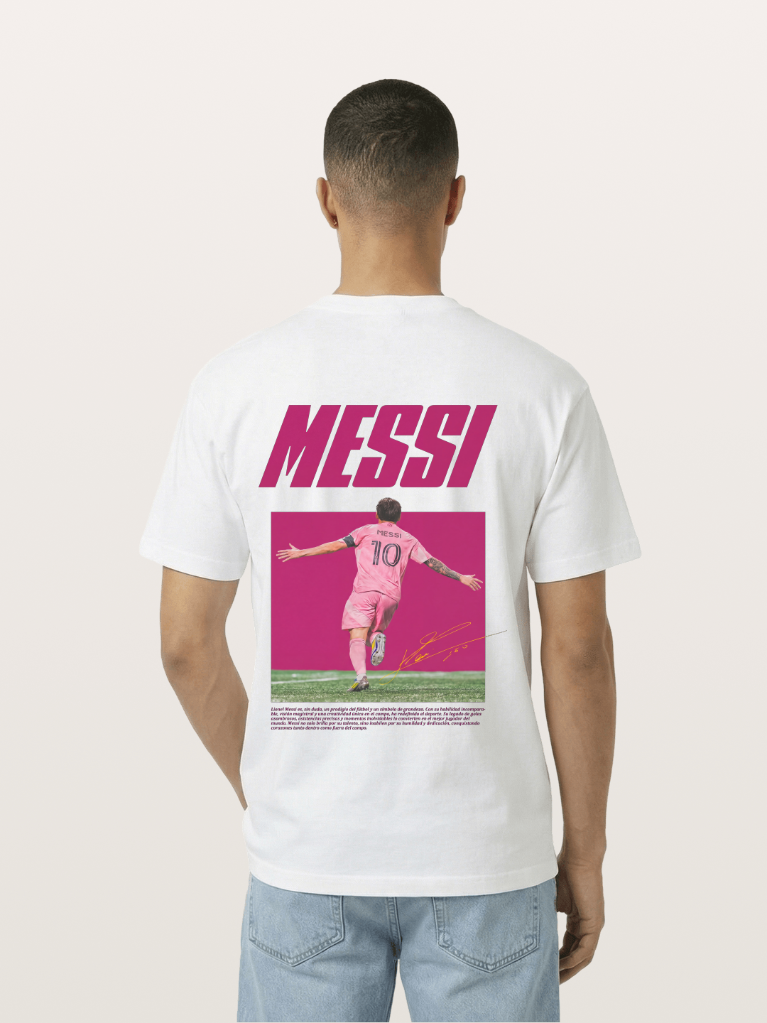 Messi Inter Miami Pink Kit Gildan T-shirt