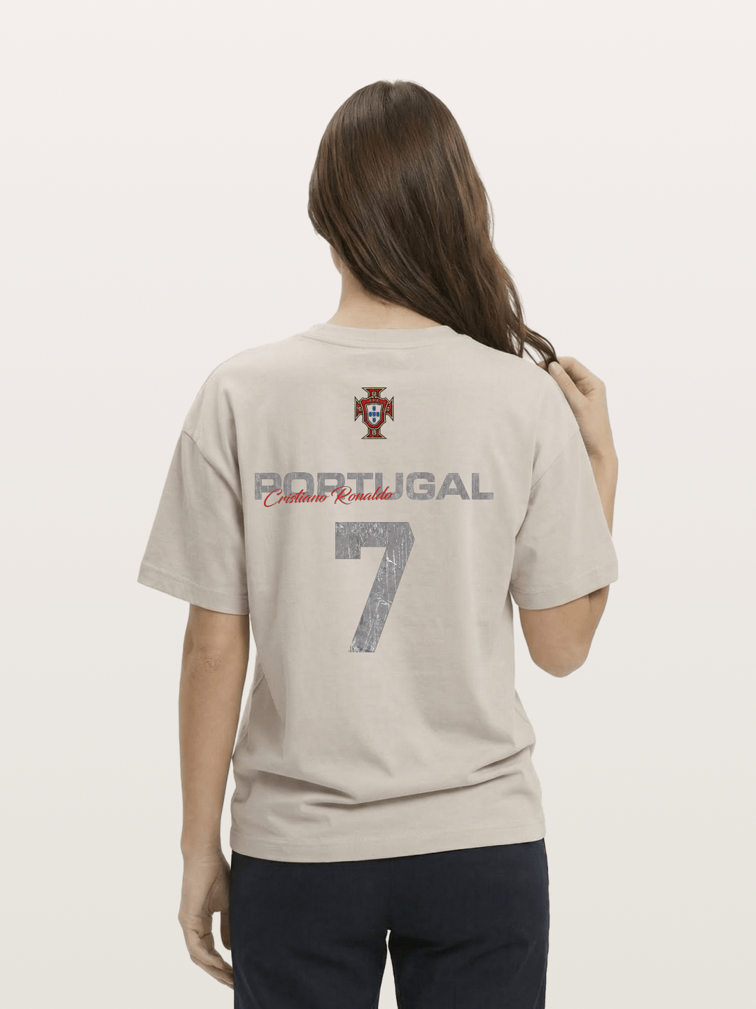 Portugal Ronaldo 7 Jersey Cotton T-shirt