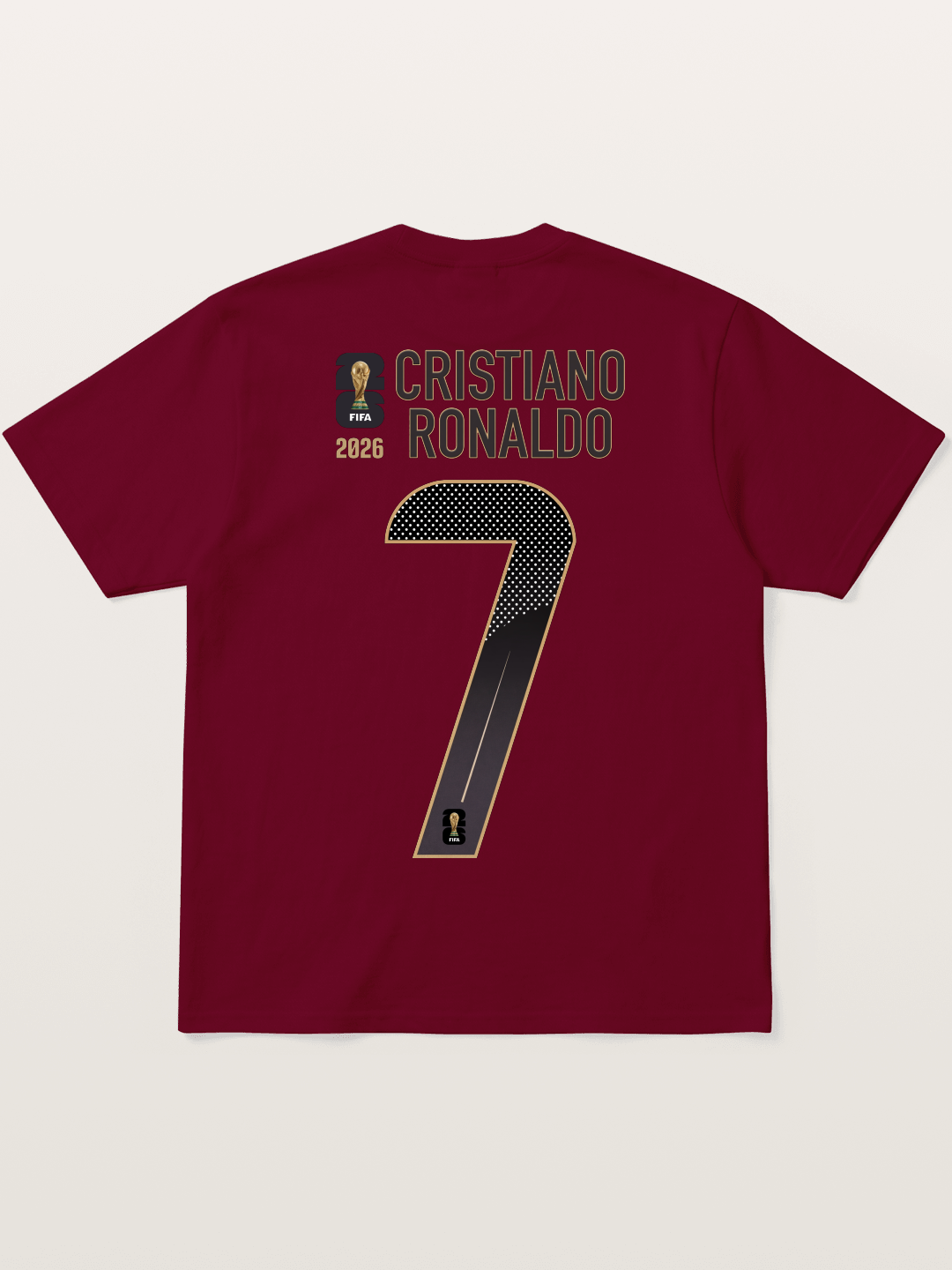 Portugal 7 Ronaldo 2026 WC Gildan T-shirt