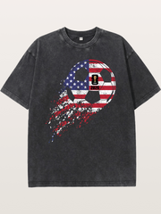 American Flag WC 2026 Ball Washed T-shirt