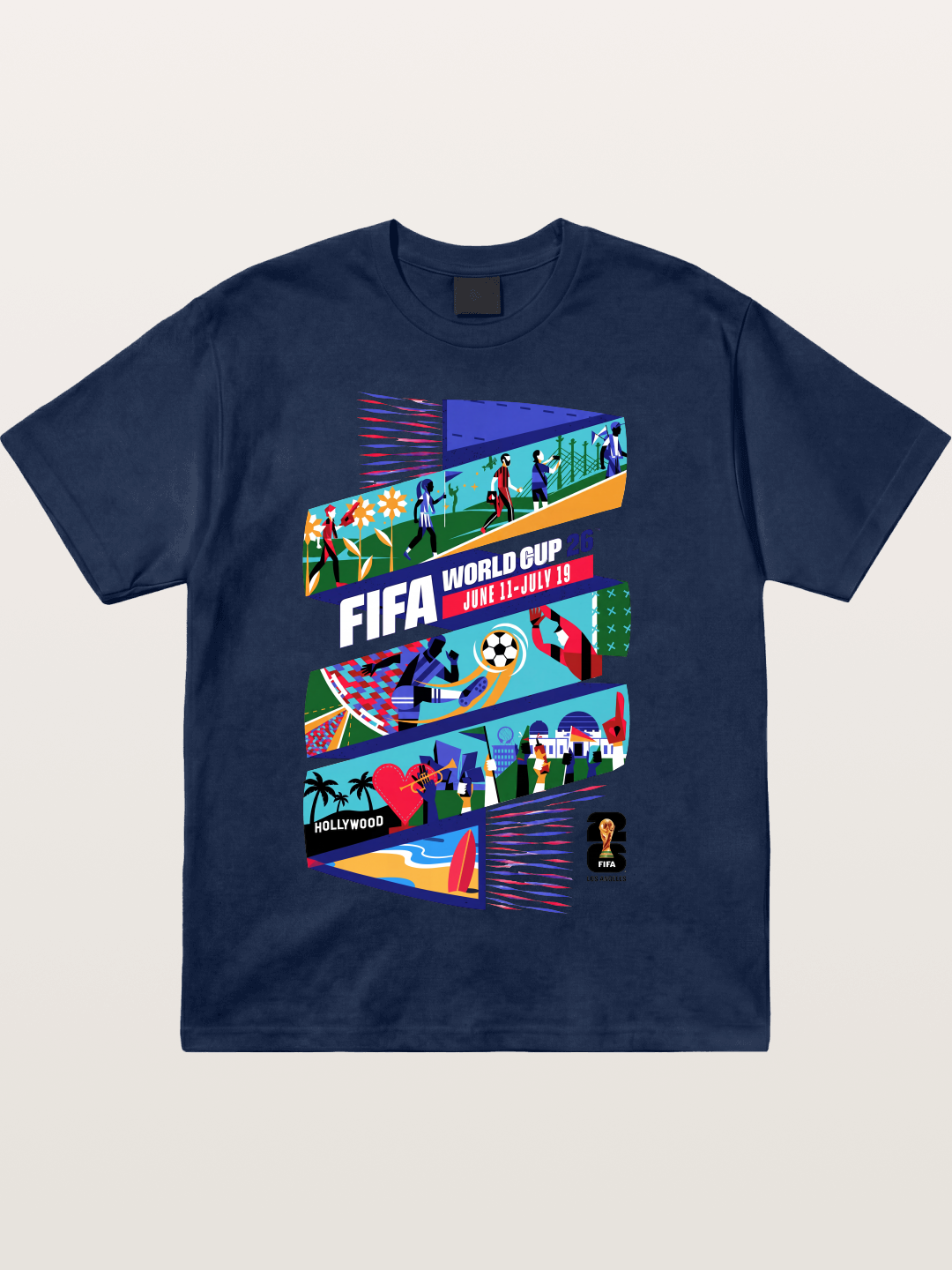 FIFA 2026 LA WC Poster Cotton T-shirt