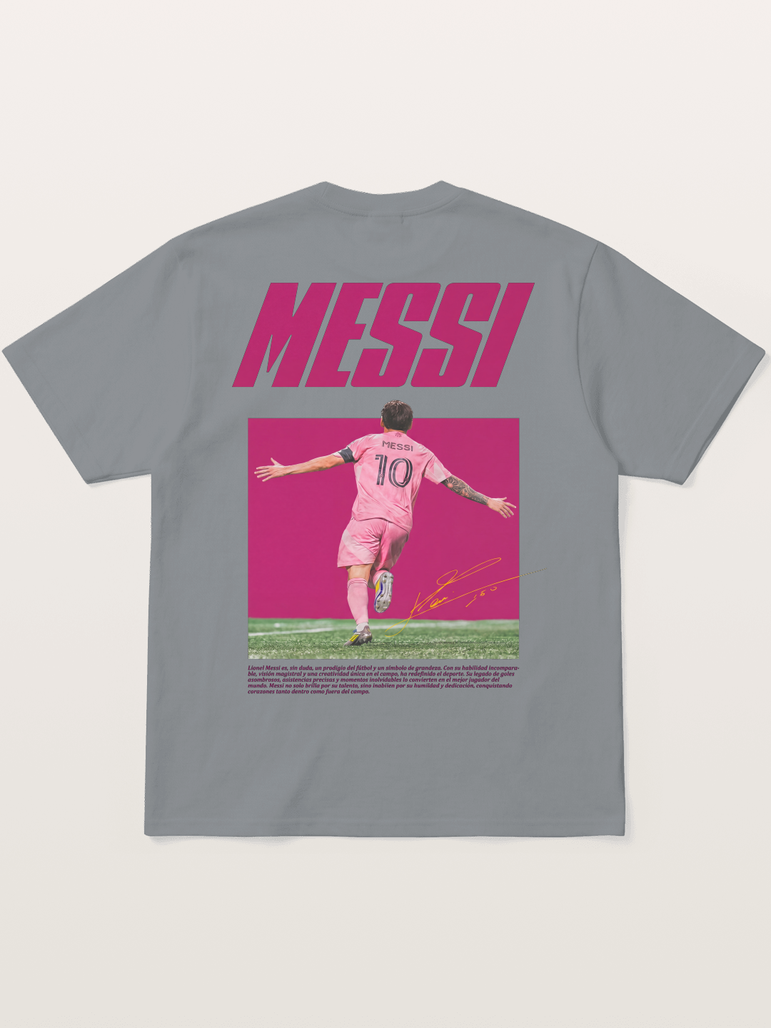 Messi Inter Miami Pink Kit Gildan T-shirt