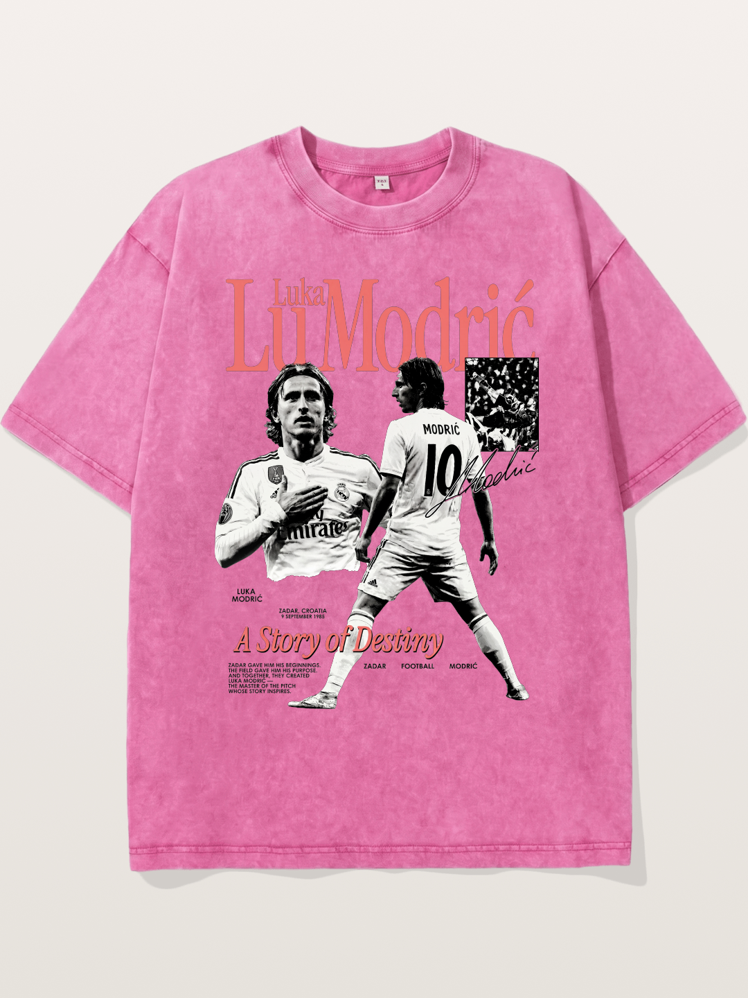 Luka Modric Destiny Story Washed T-shirt