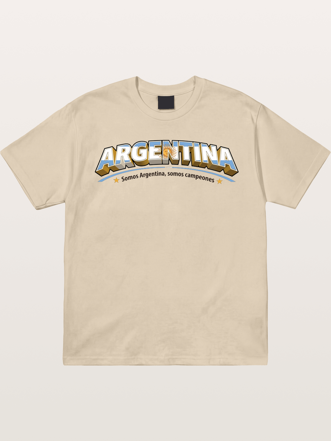 Argentina Retro Team Logo WC Gildan T-shirt