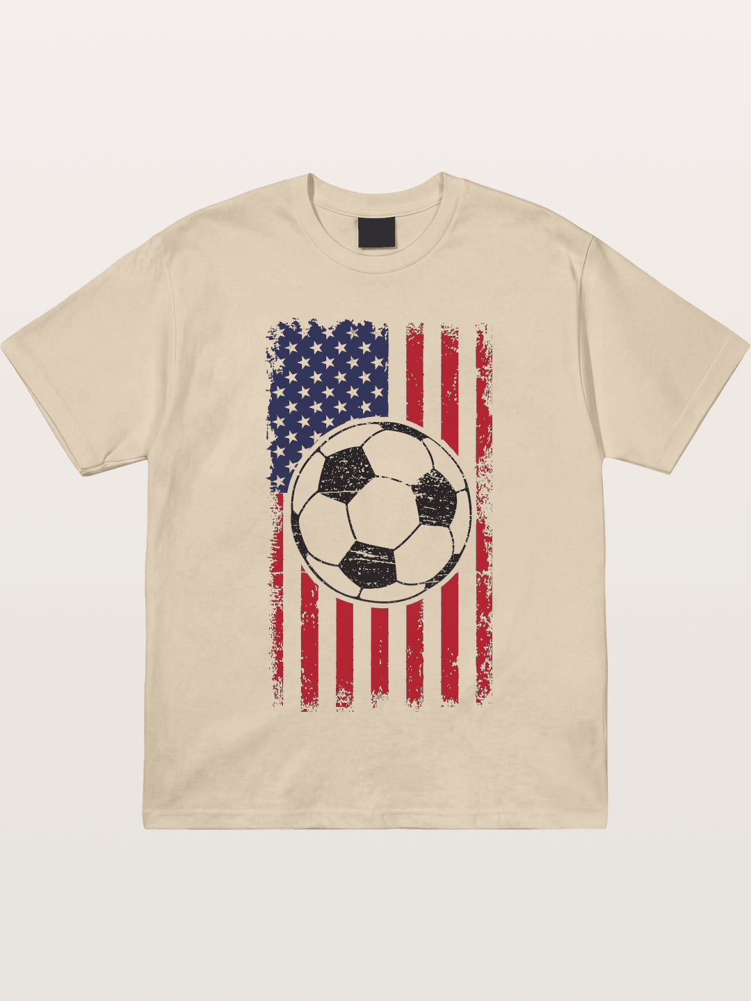 USA Flag Soccer Ball 2026 Vintage Gildan T-shirt