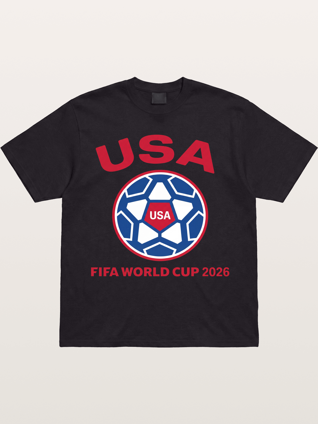 USA WC 2026 Soccer Ball Emblem Gildan T-shirt