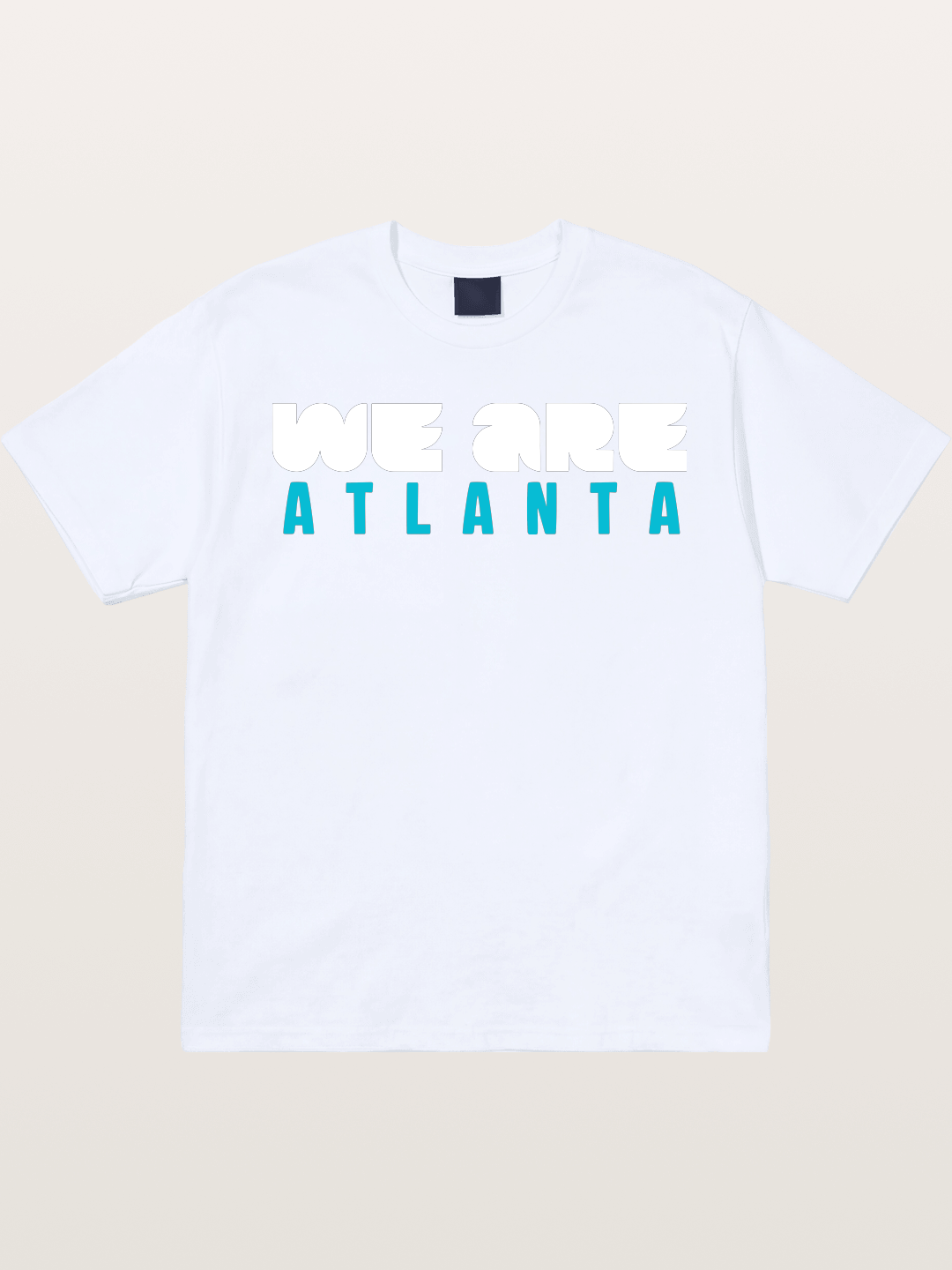 Atlanta Two-Tone Typography Gildan T-shirt