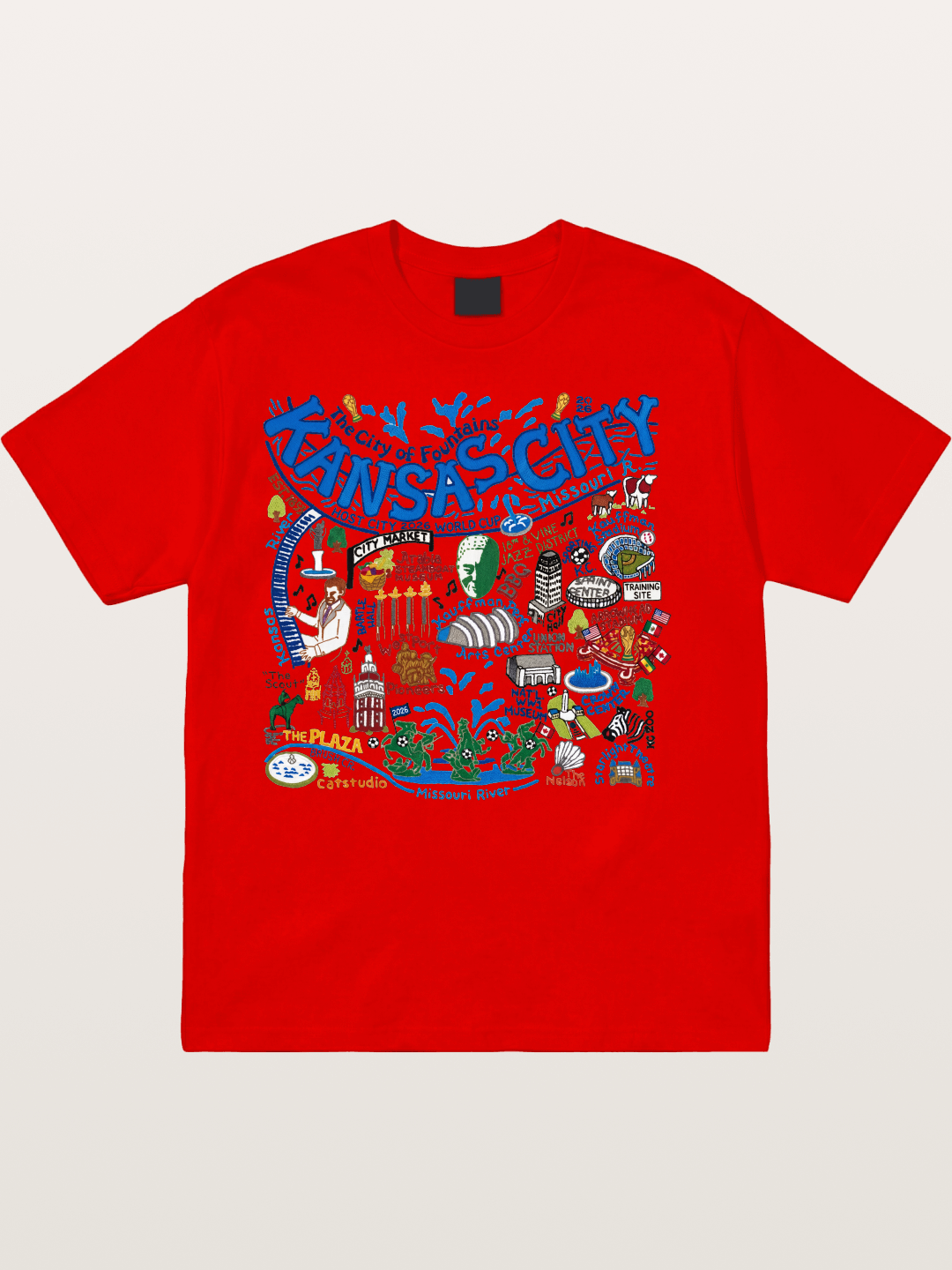 Kansas City World Cup Graphic Cotton T-shirt