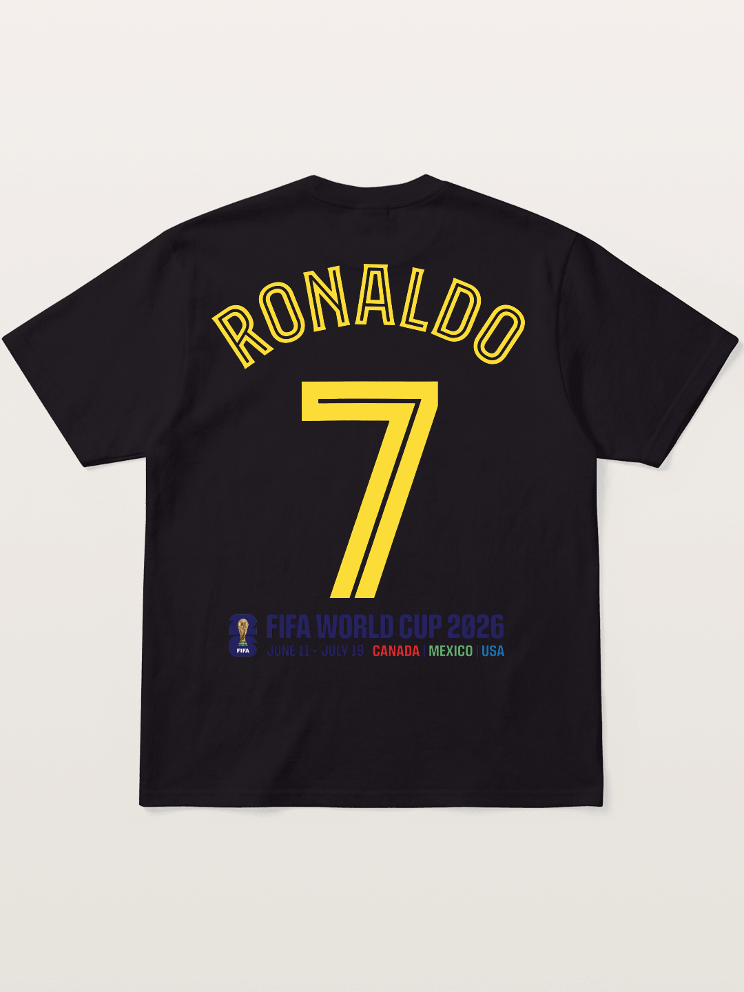 Ronaldo 7 World Cup 2026 Cotton T-shirt