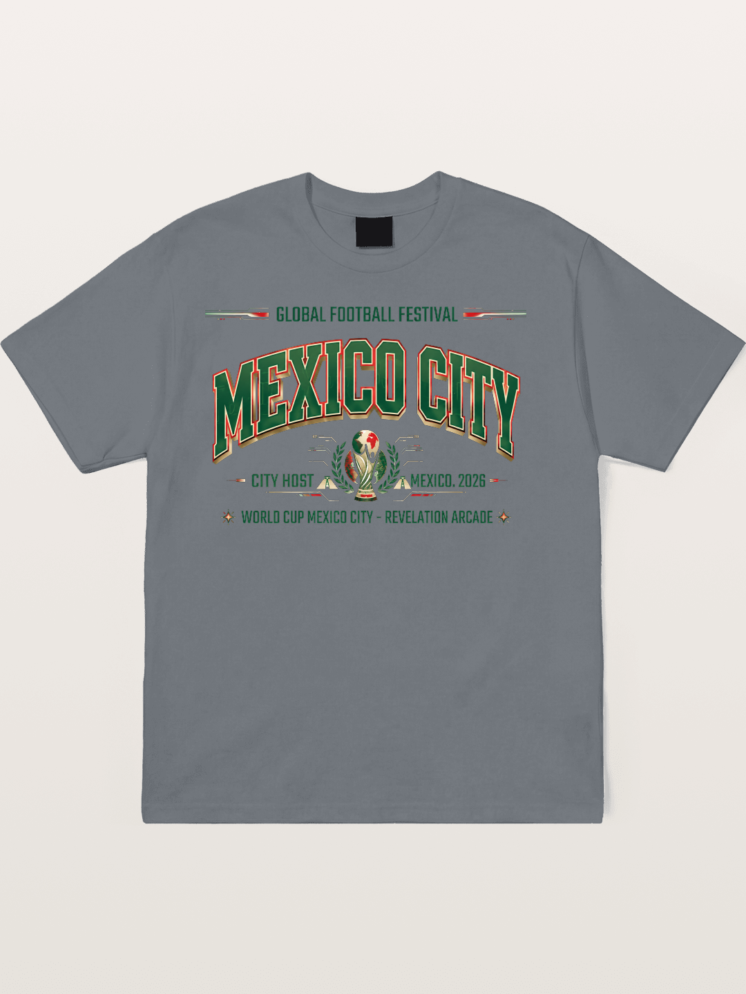 Mexico City 2026 WC Host Sticker Cotton T-shirt