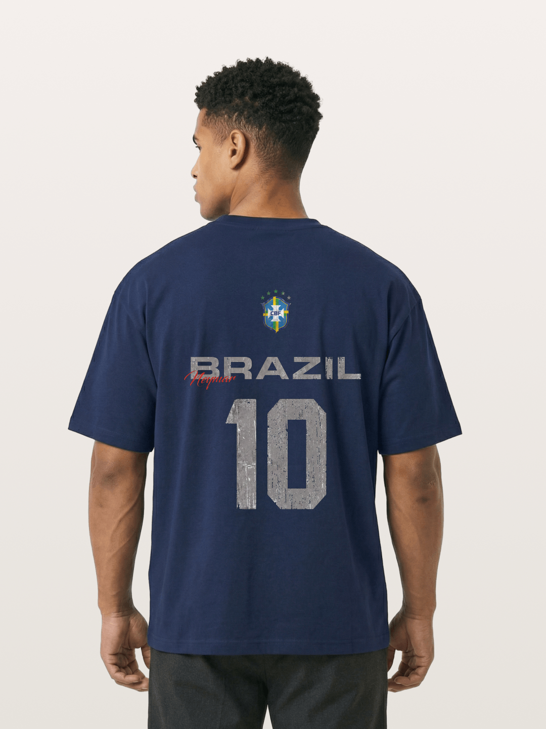 Brazil Neymar 10 Vintage Gildan T-shirt