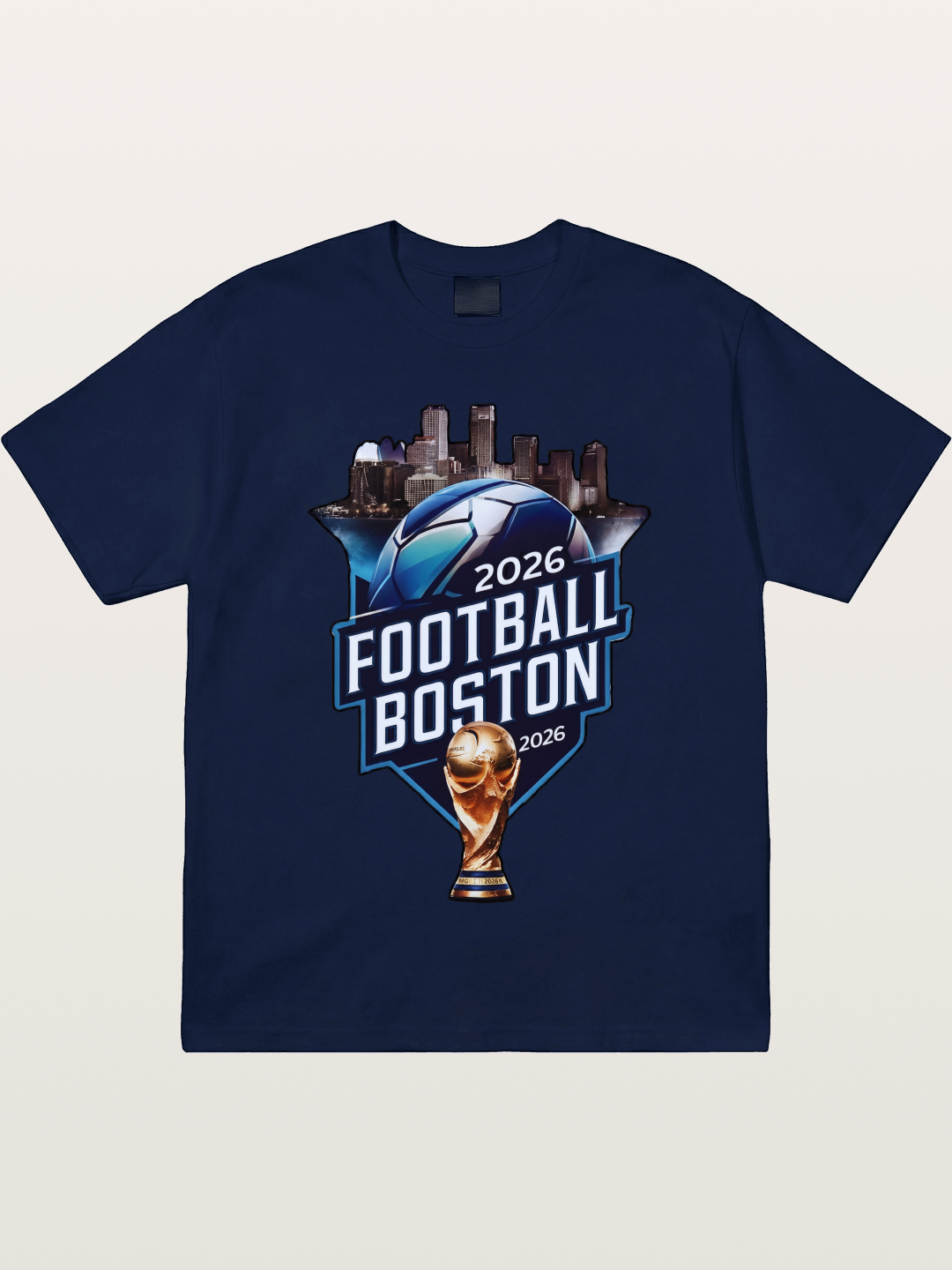 Boston 2026 World Cup City Badge Gildan T-shirt
