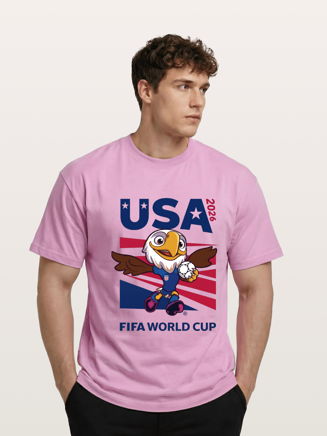 USA Eagle Mascot World Cup Gildan T-shirt