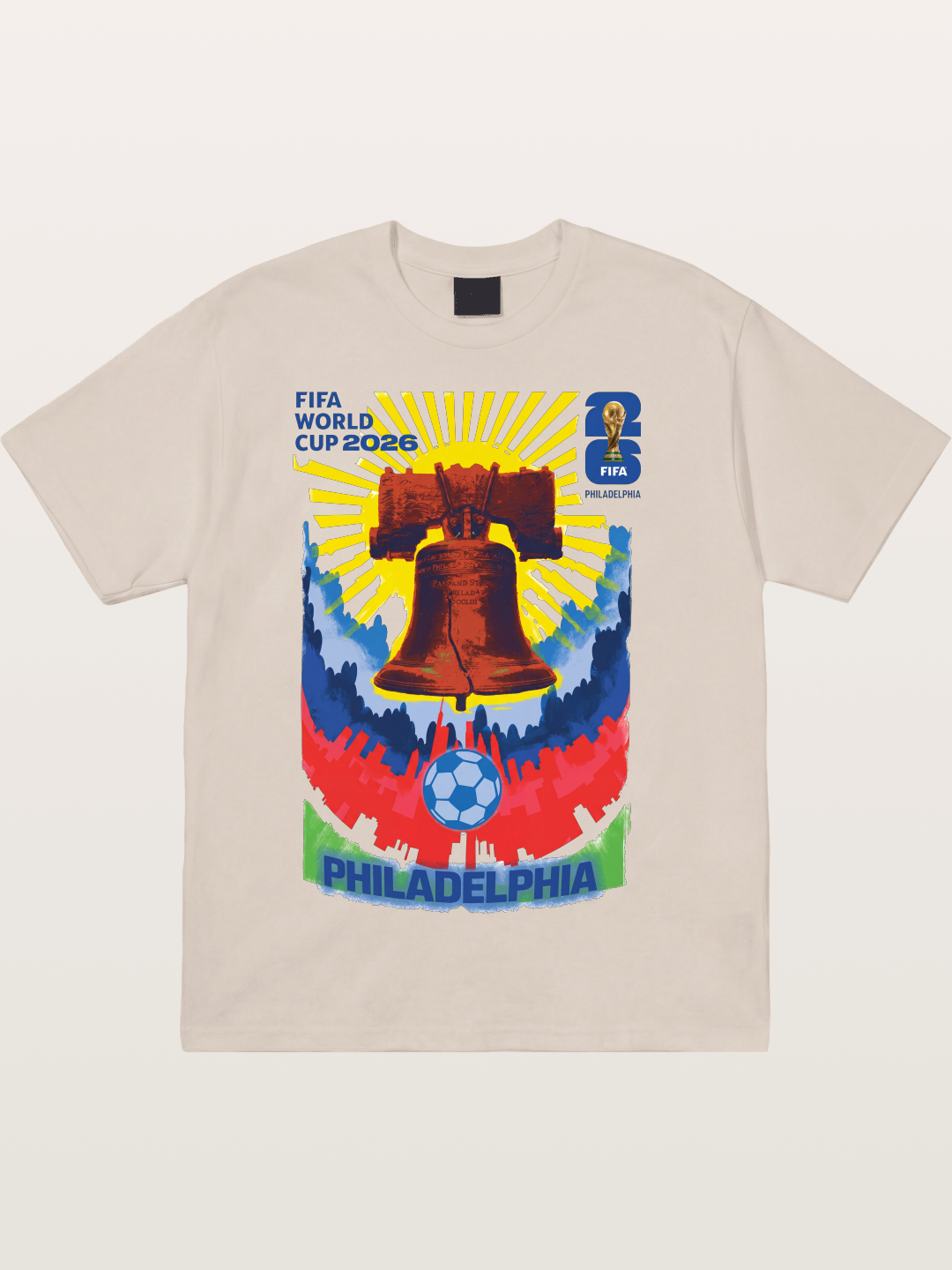 Philadelphia WC 2026 Liberty Bell Cotton T-shirt