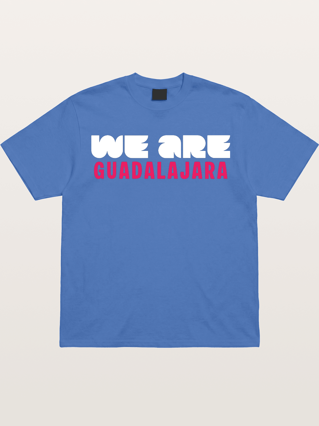 Guadalajara Pink Block Letters Gildan T-shirt