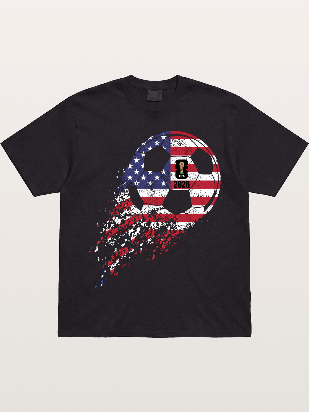 American Flag WC 2026 Ball Gildan T-shirt