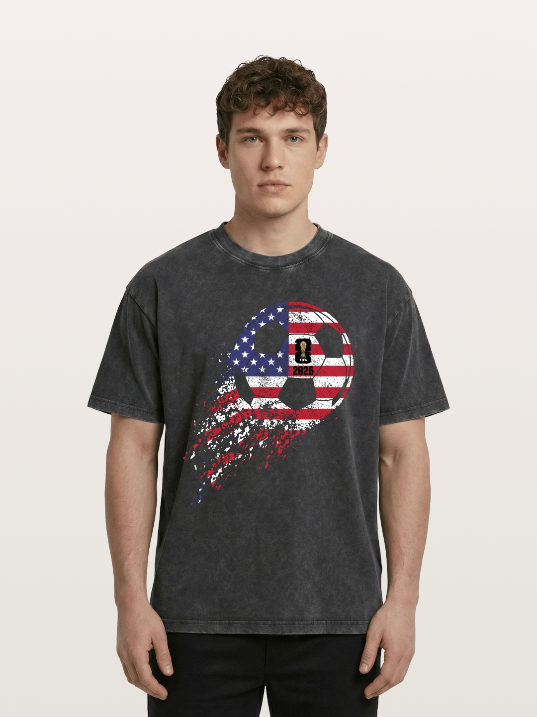American Flag WC 2026 Ball Washed T-shirt
