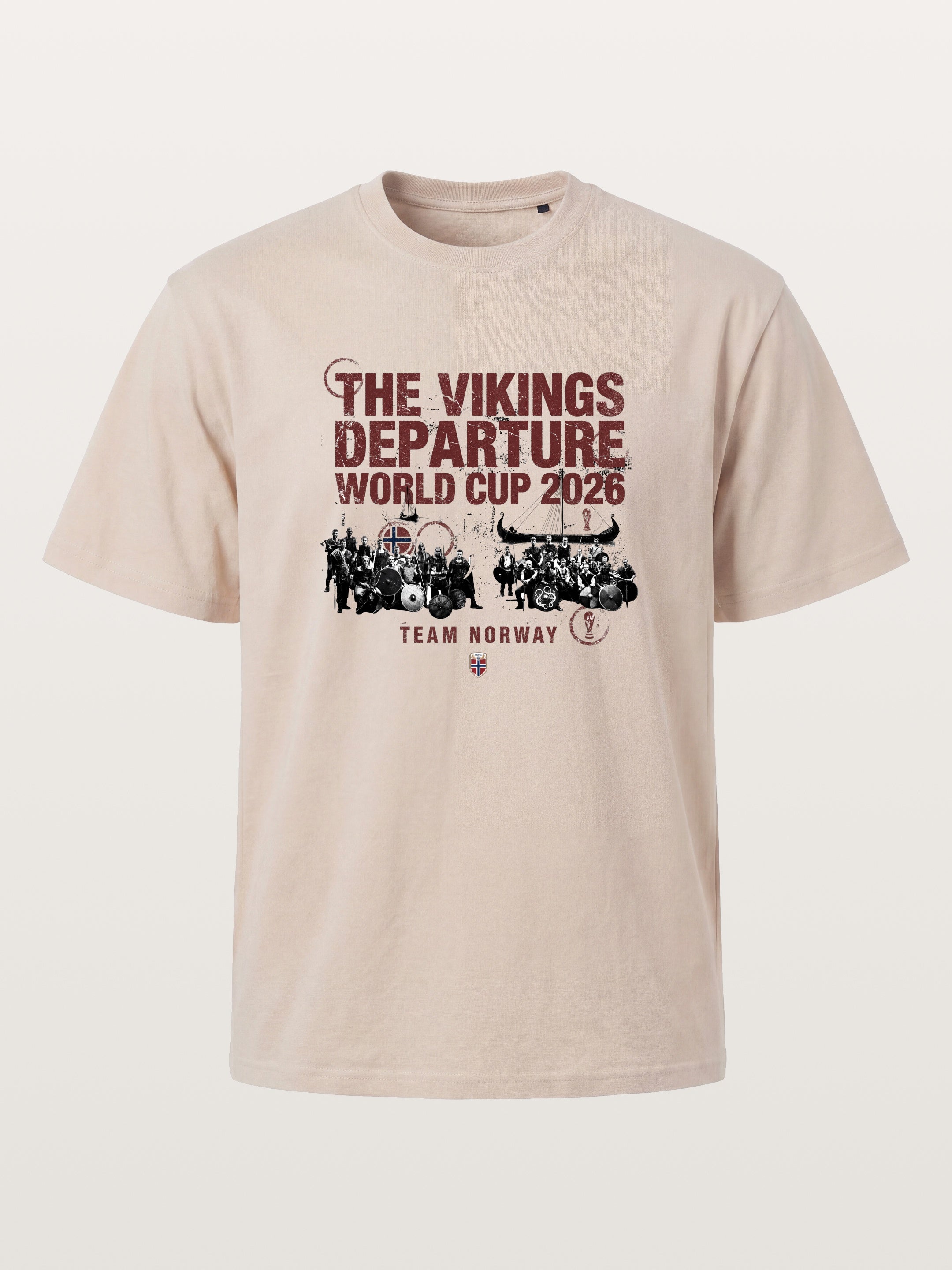Norway Vikings World Cup Print Cotton T-shirt
