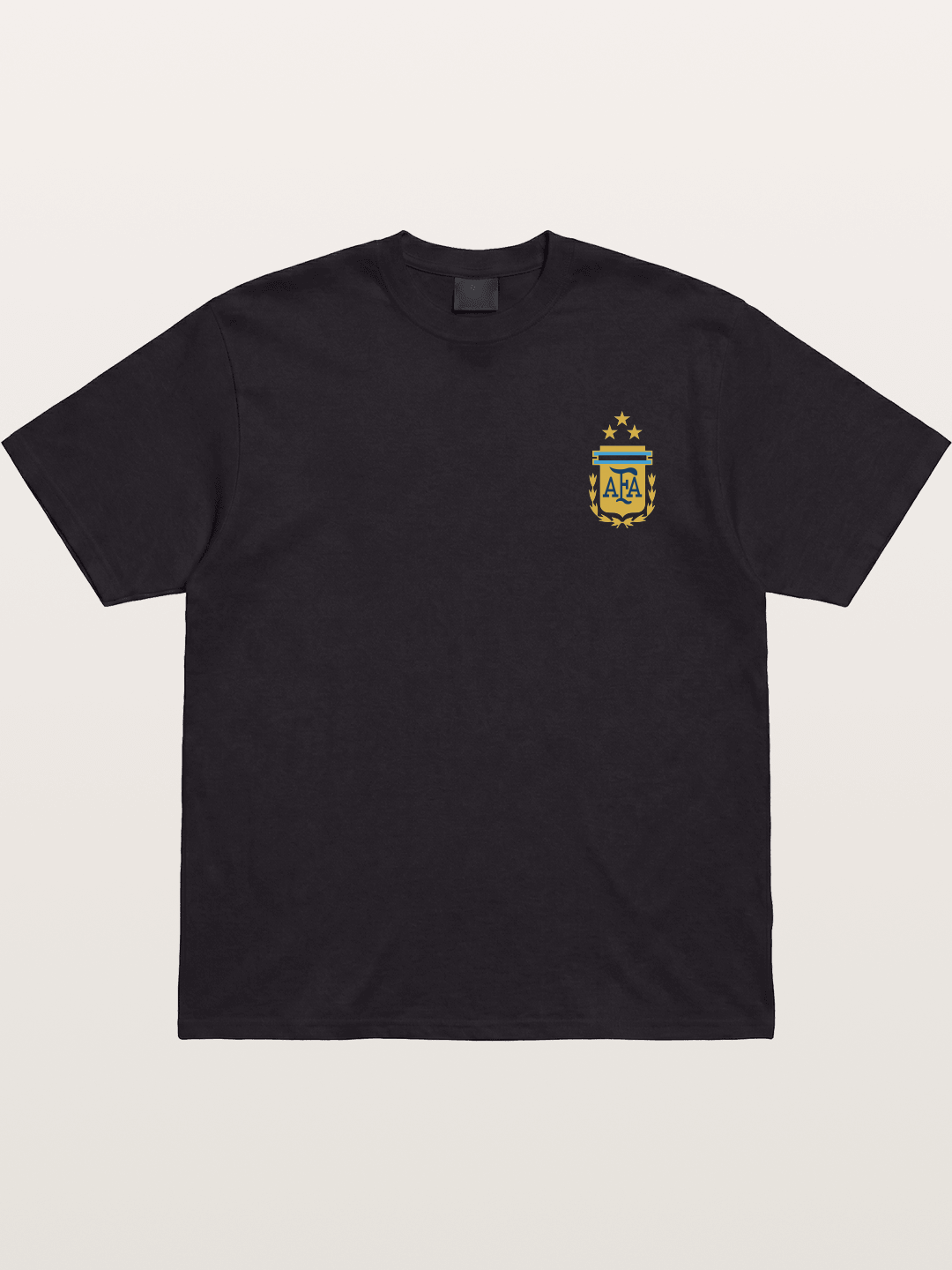 Argentina AFA Three Stars Badge Cotton T-shirt