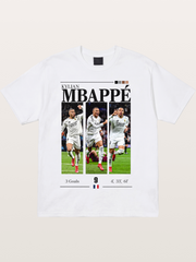 Mbappe Match Moment Collage Cotton T-shirt
