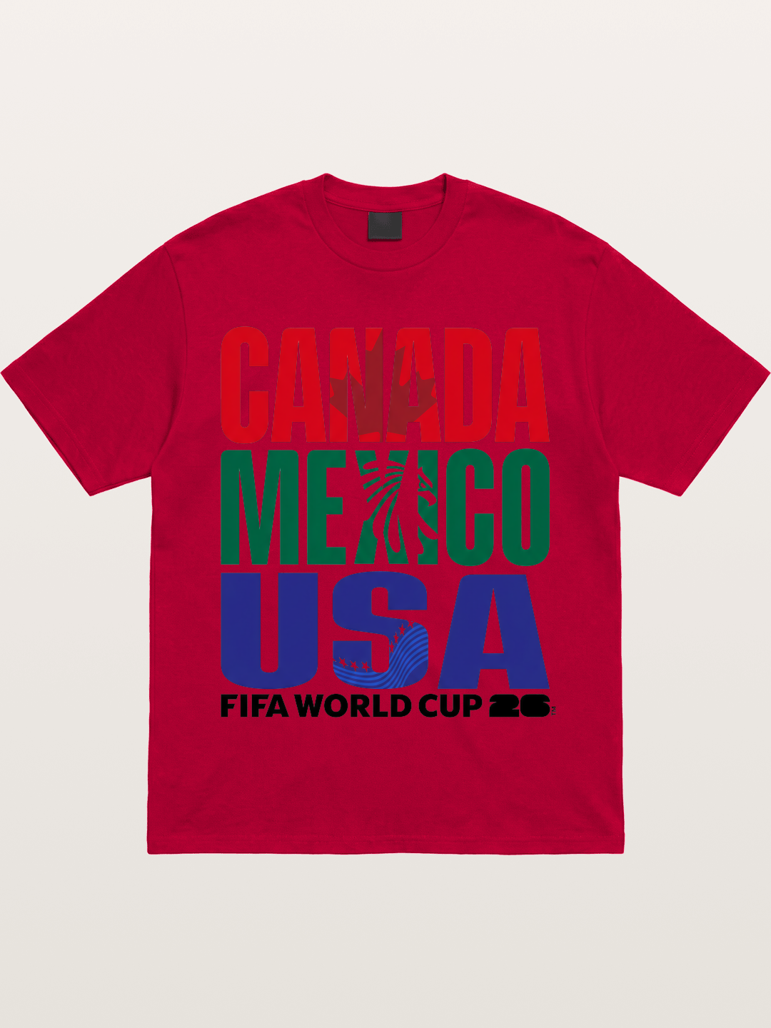 2026 World Cup Host Nations Print Gildan T-shirt