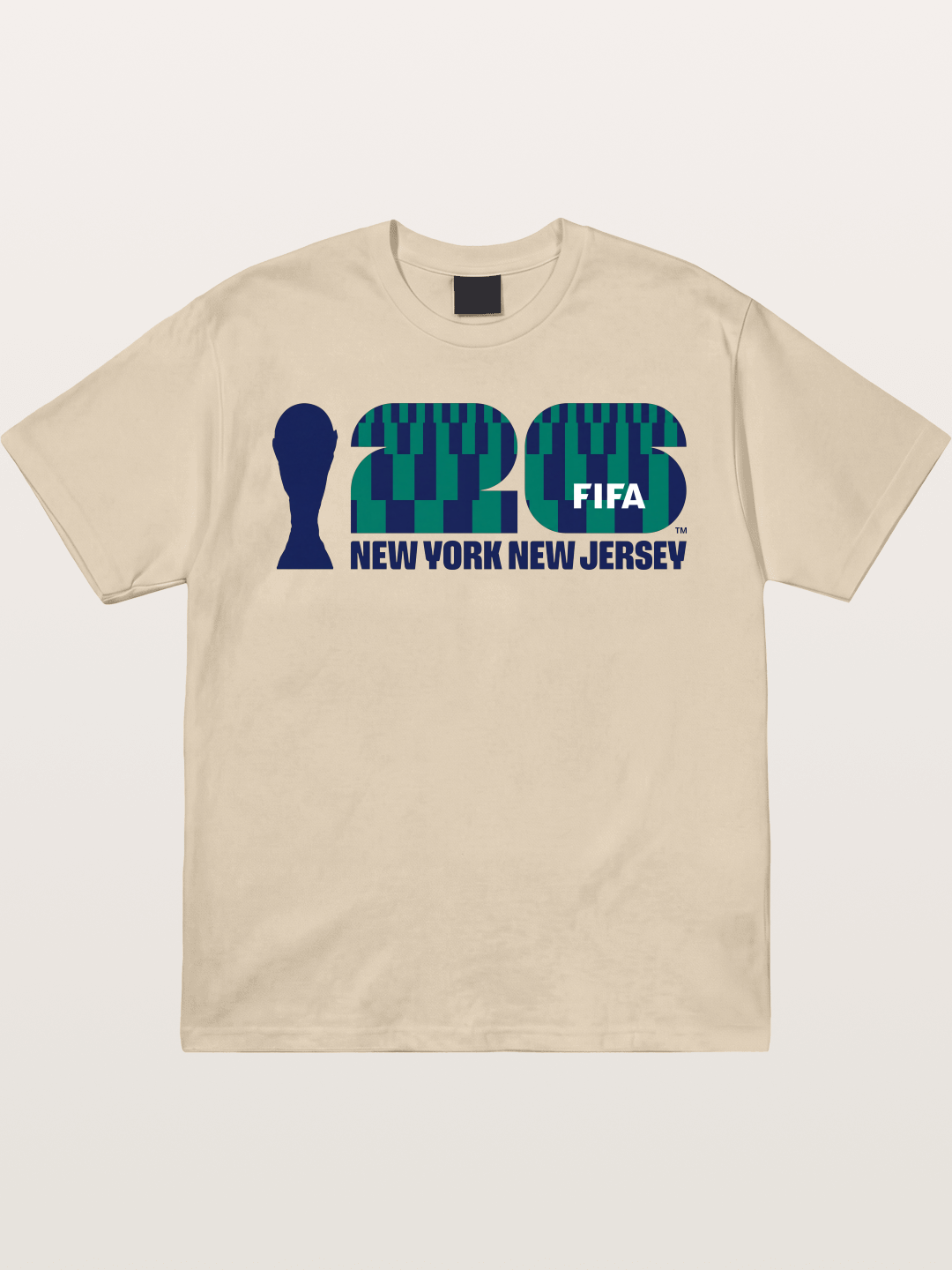 NYNJ WC 2026 Blue Geometric Logo Gildan T-shirt
