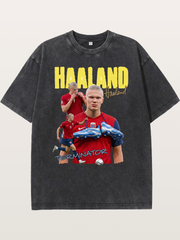 Erling Haaland H9 Poster Washed T-shirt