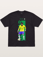 Neymar Brasil Jersey Print Gildan T-shirt