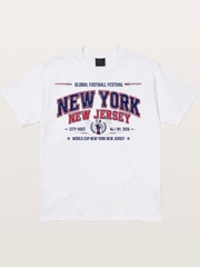 NYC New Jersey 2026 WC Badge Cotton T-shirt