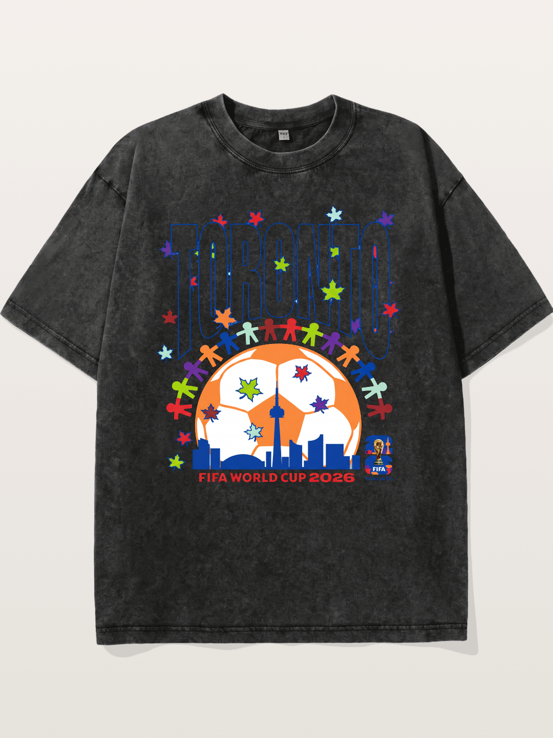 Toronto WC 2026 CN Tower Art Washed T-shirt