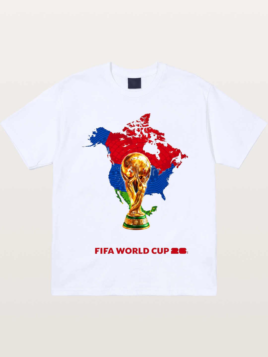 World Cup Trophy & Americas Map Gildan T-shirt