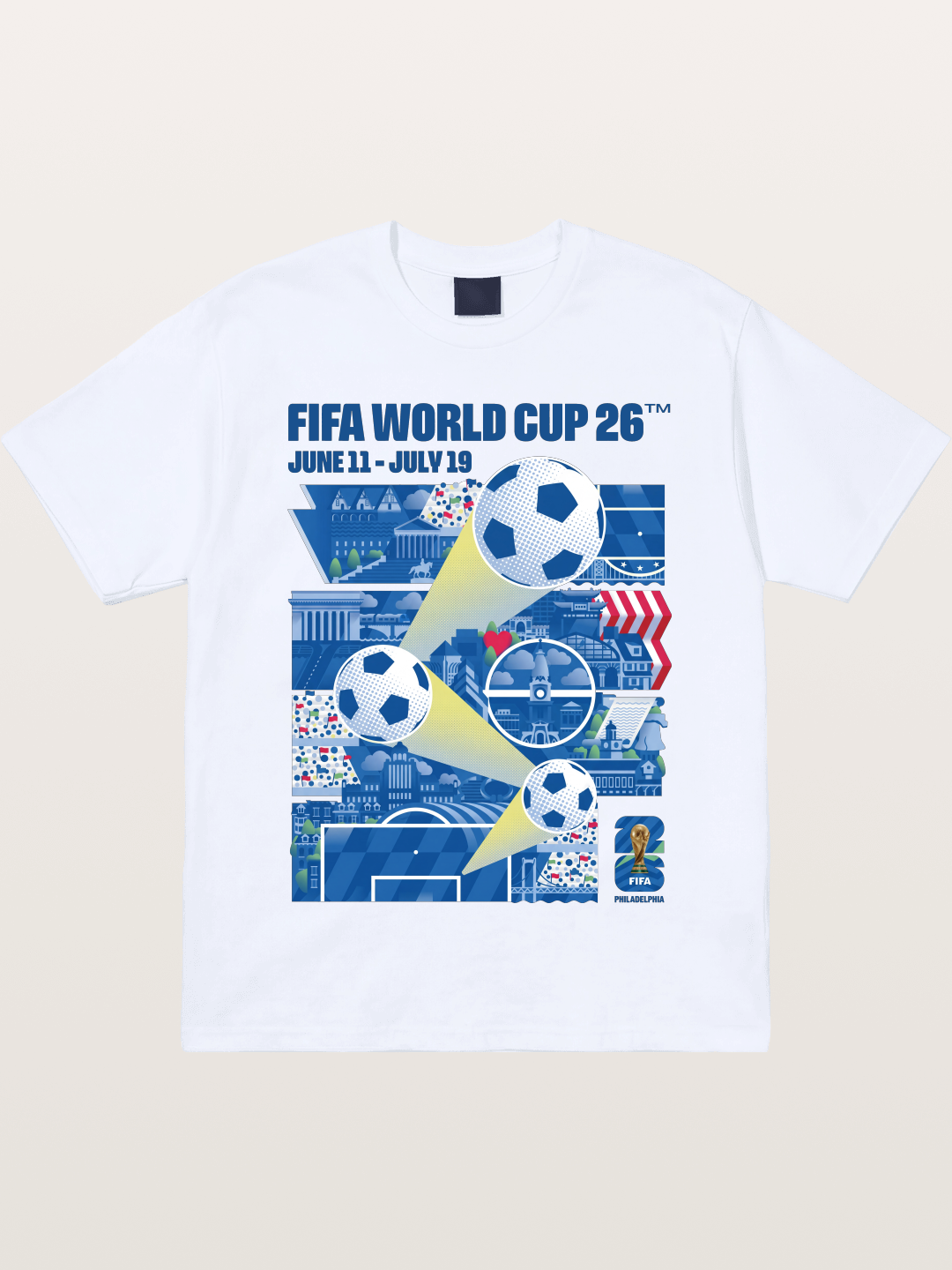 2026 WC Schedule & Landmarks Gildan T-shirt