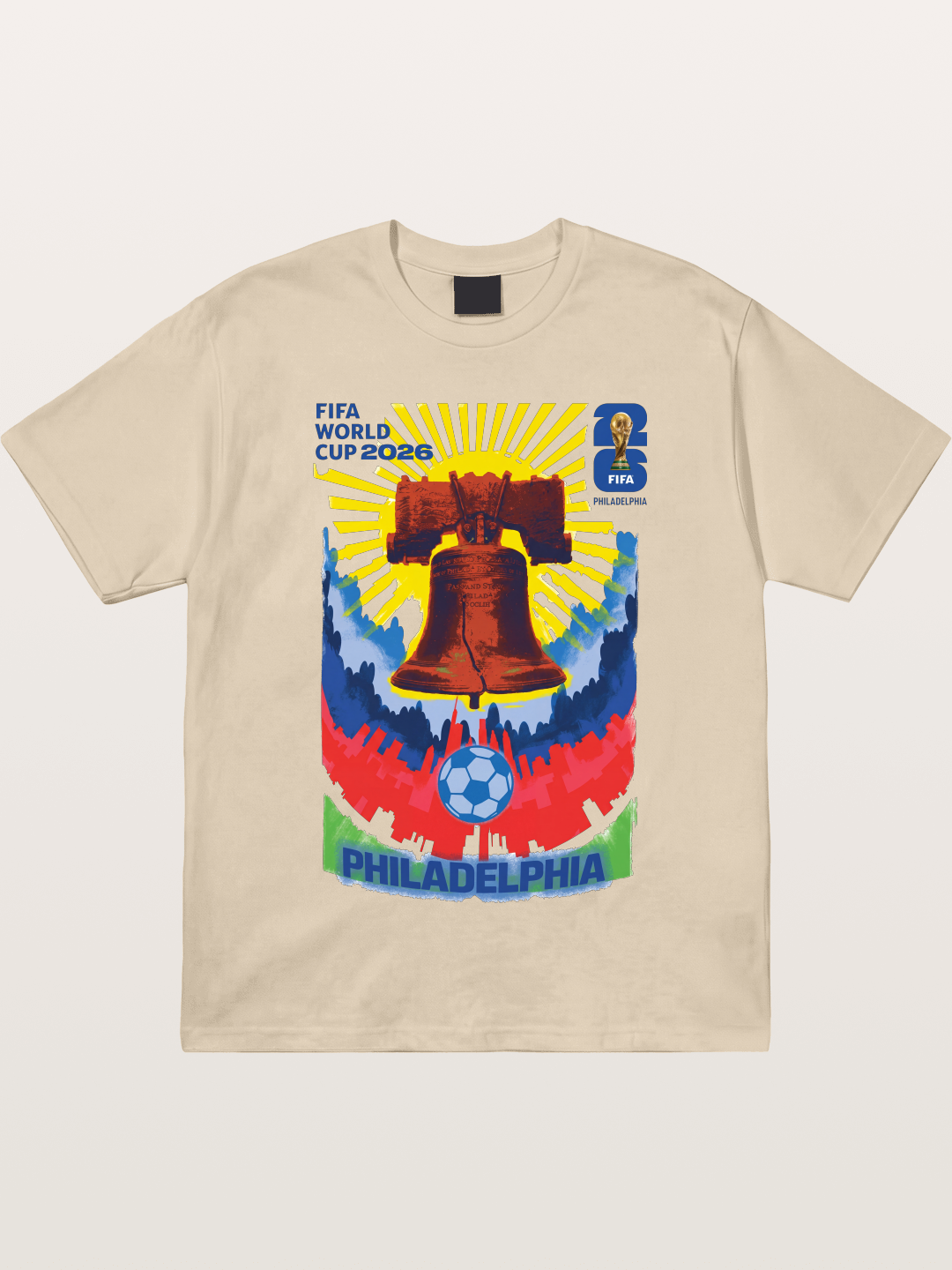 Philadelphia WC 2026 Liberty Bell Gildan T-shirt