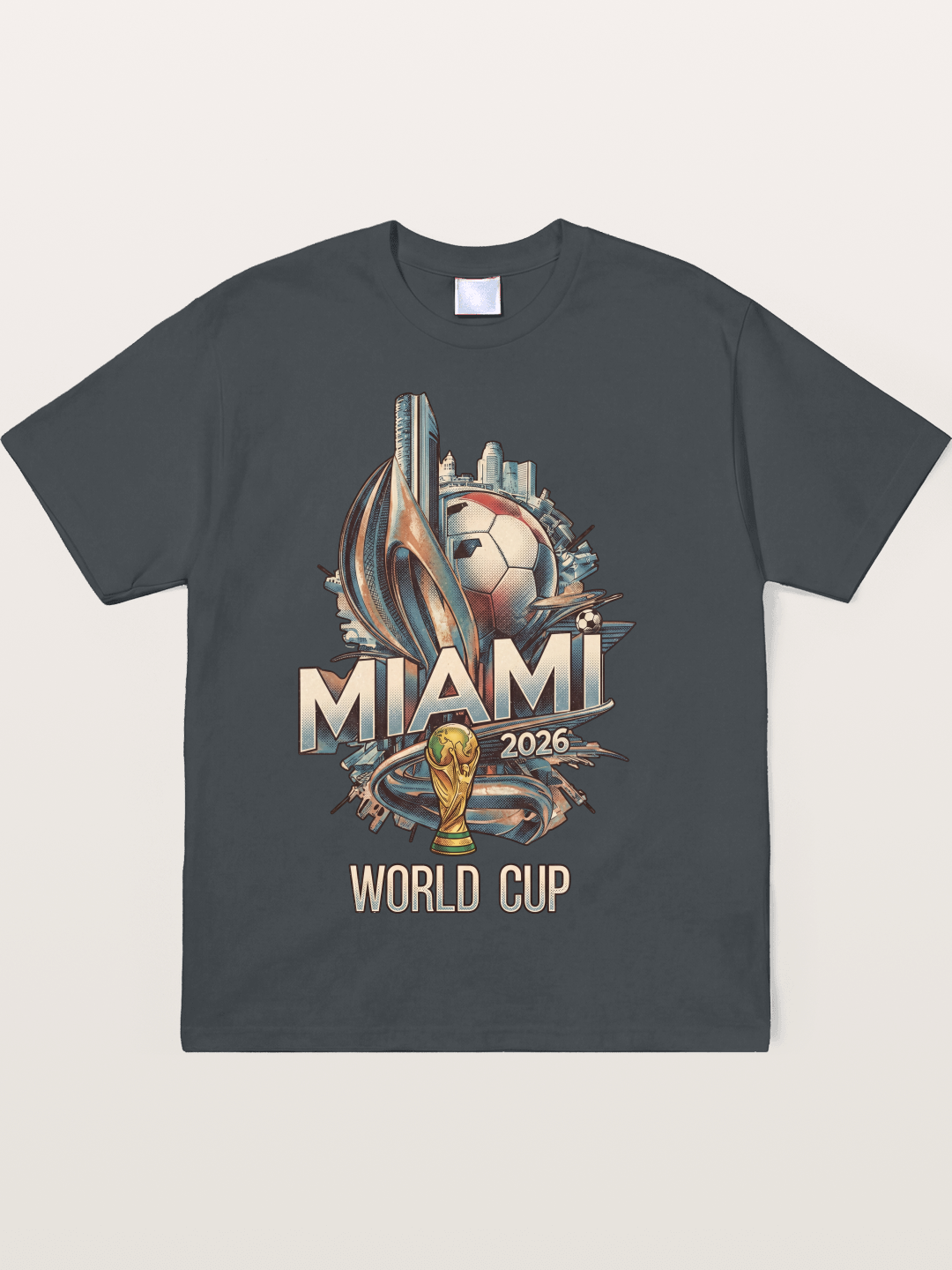 Miami World Cup 2026 Emblem Soft-Stay T-shirt