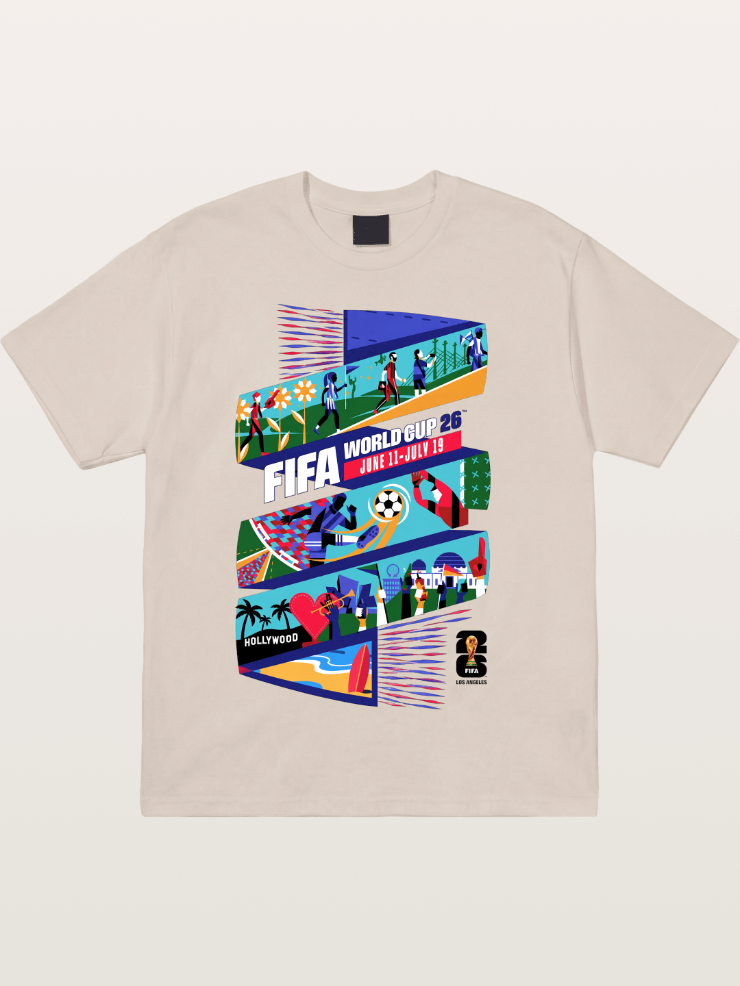 FIFA 2026 LA WC Poster Cotton T-shirt