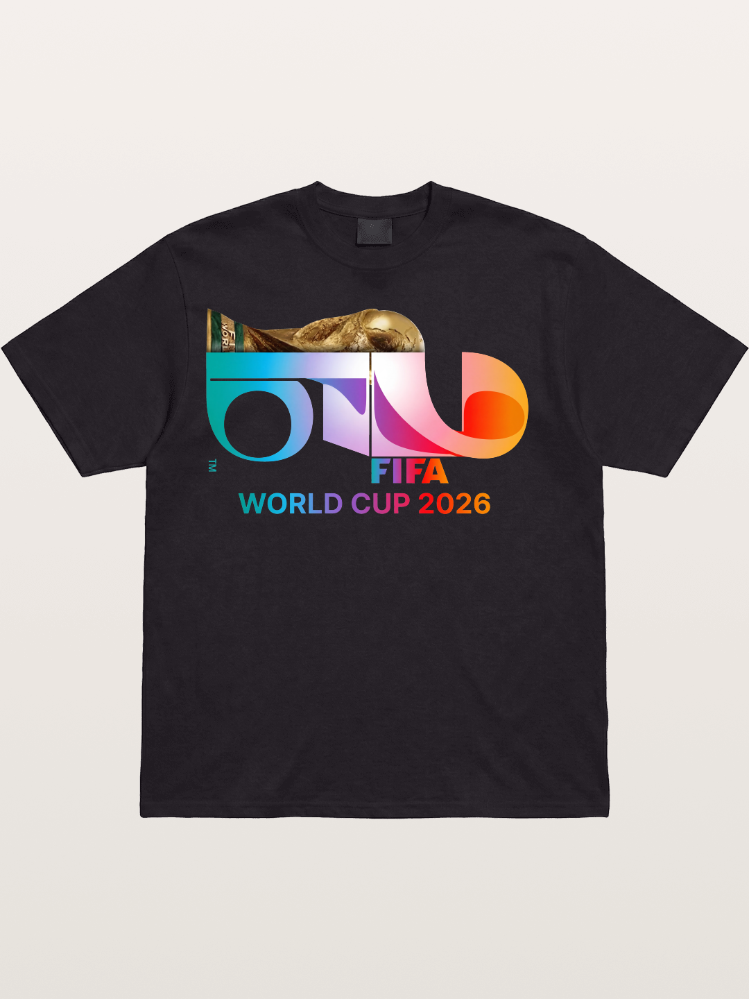 2026 FIFA World Cup Gradient Art Cotton T-shirt