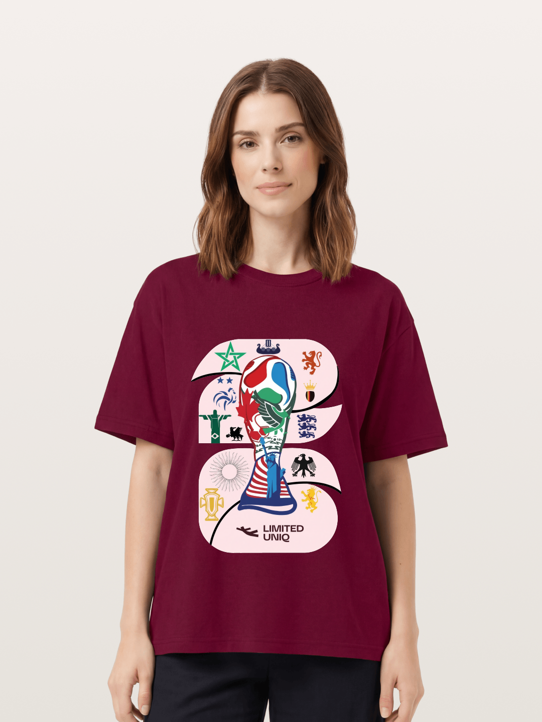2026 World Cup Trophy Collage Gildan T-shirt
