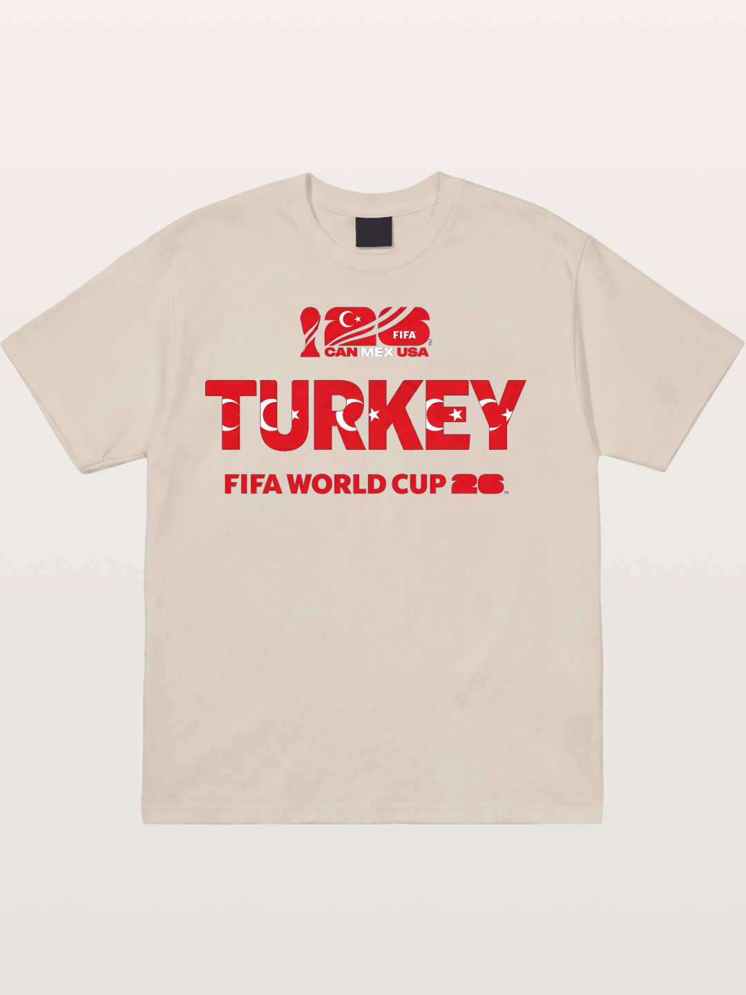 Turkey 2026 Crescent Star Design Cotton T-shirt