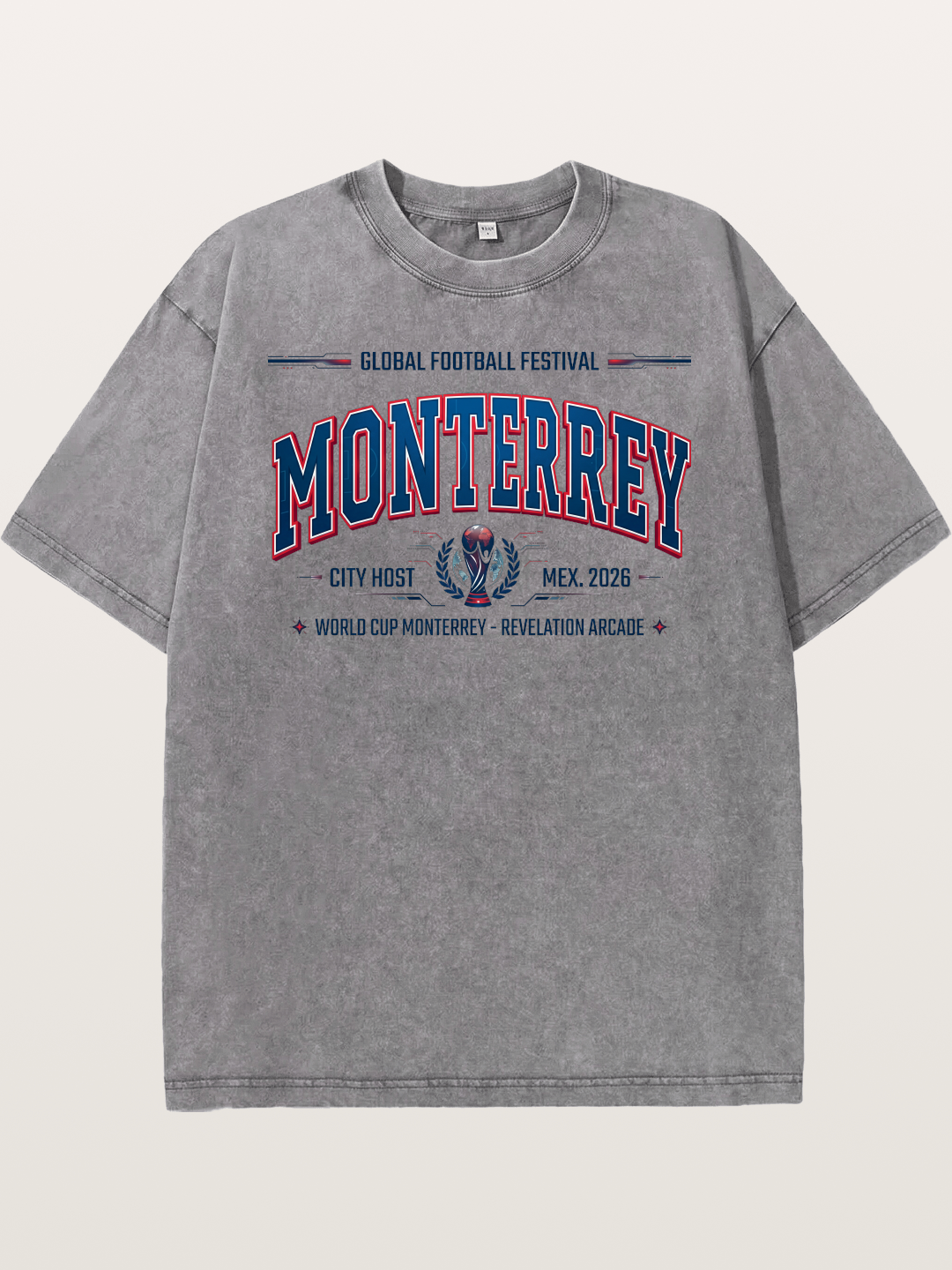 Monterrey 2026 World Cup Graphic Washed T-shirt