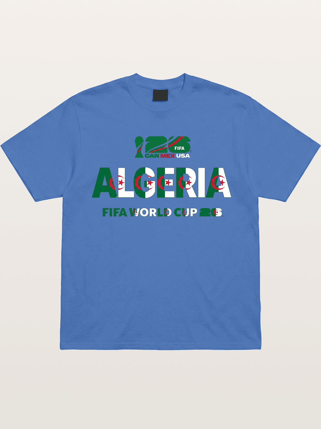 Algeria 2026 Flag Motif Art Gildan T-shirt