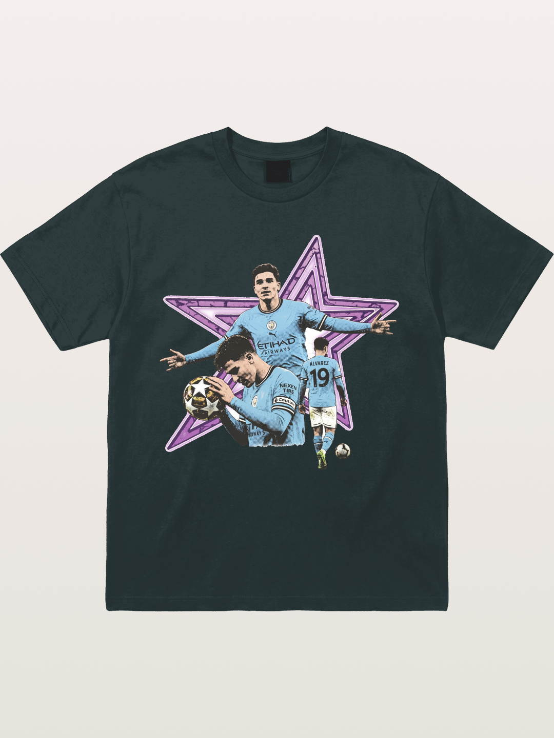 Manchester City Star Collage Gildan T-shirt