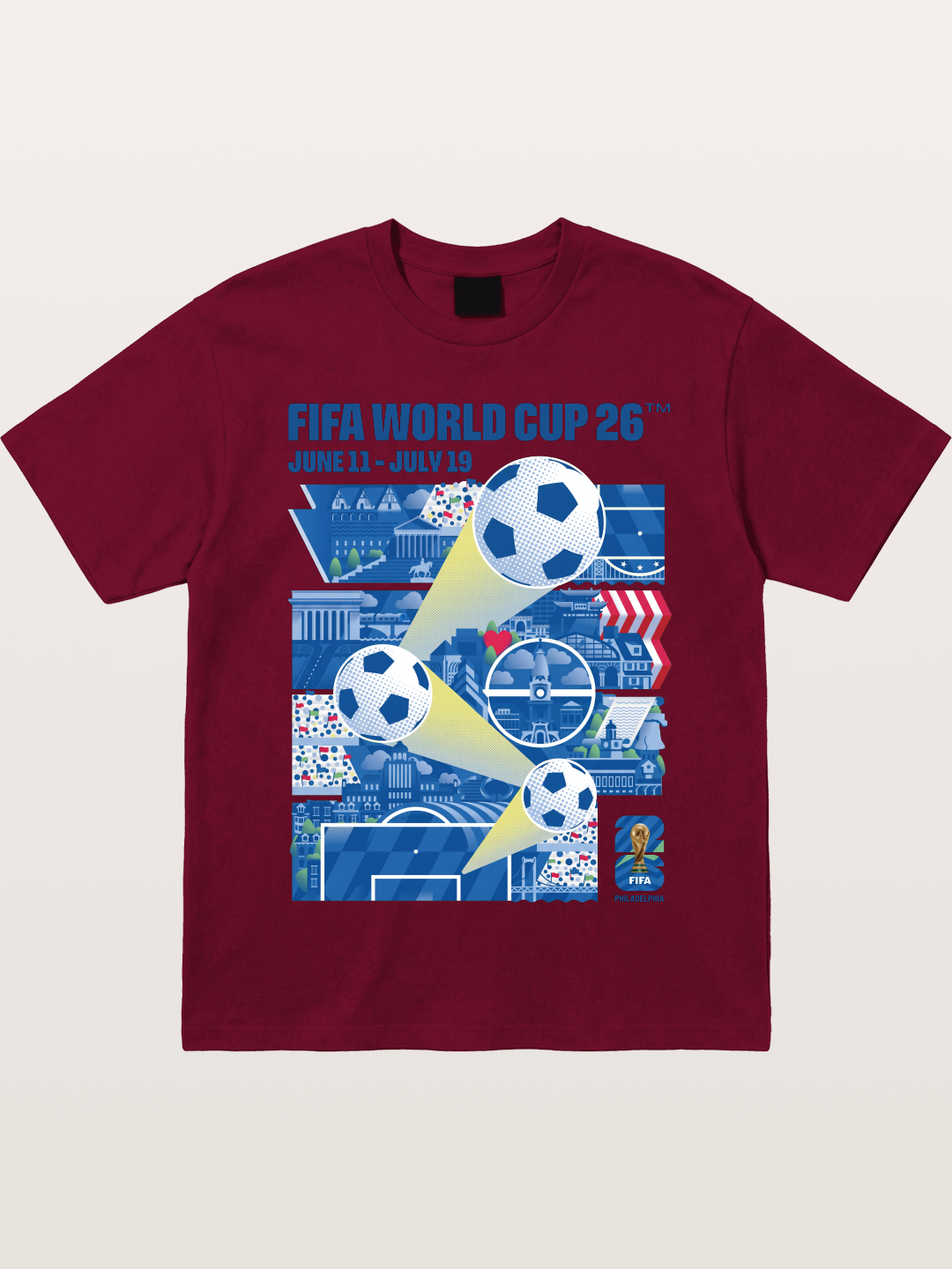 2026 WC Schedule & Landmarks Gildan T-shirt