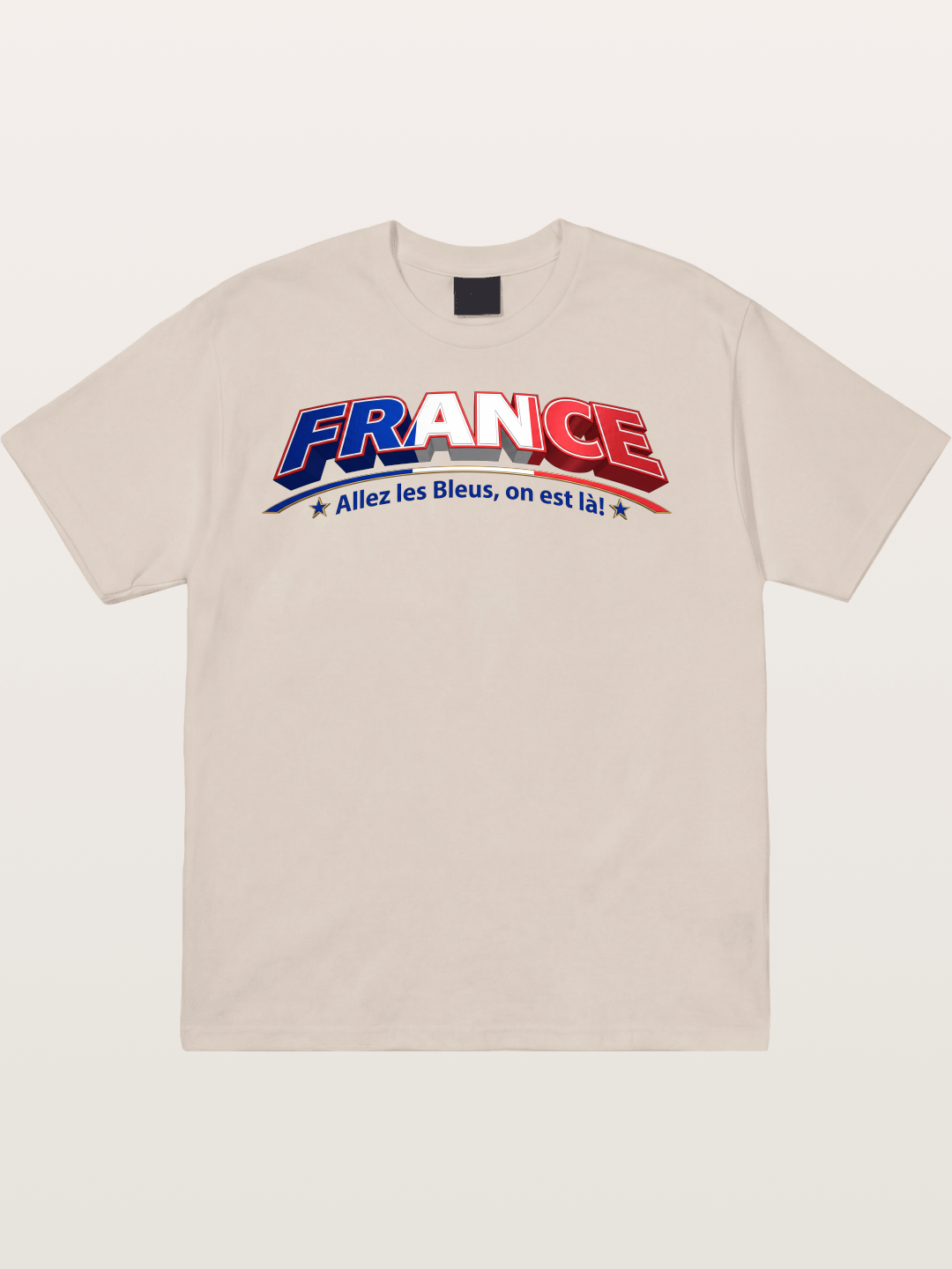 France Retro Team Logo WC Cotton T-shirt