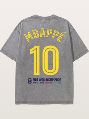 Mbappé 10 World Cup 2026 Washed T-shirt
