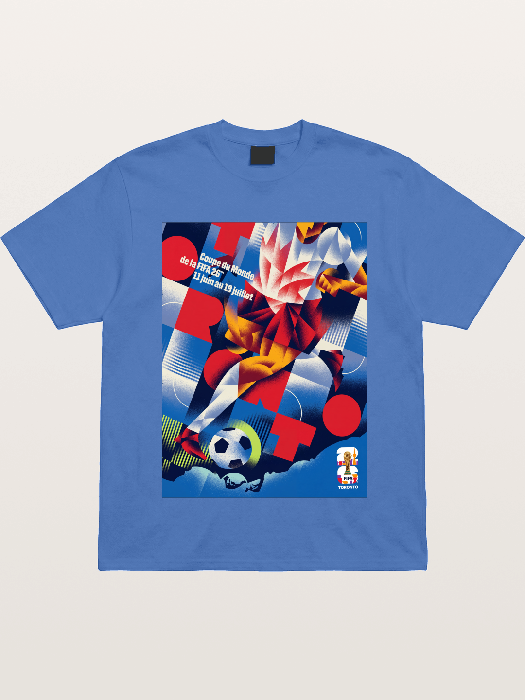 Canada WC 2026 Soccer Player Abstract Gildan T-shirt