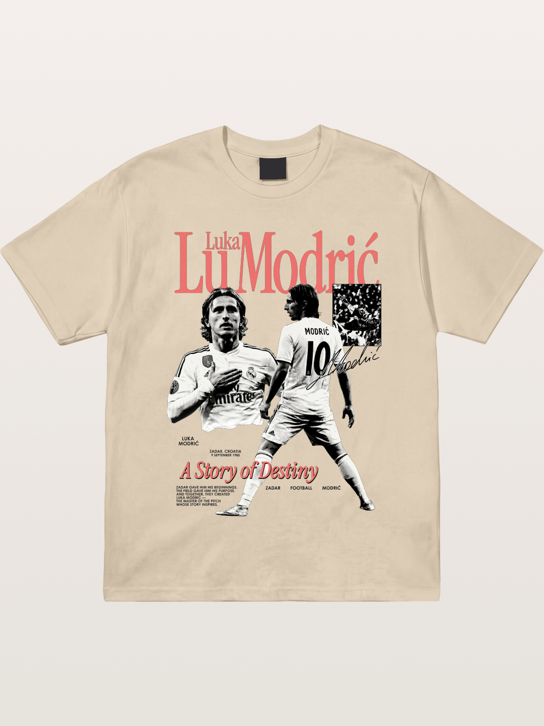 Luka Modric Destiny Story Gildan T-shirt