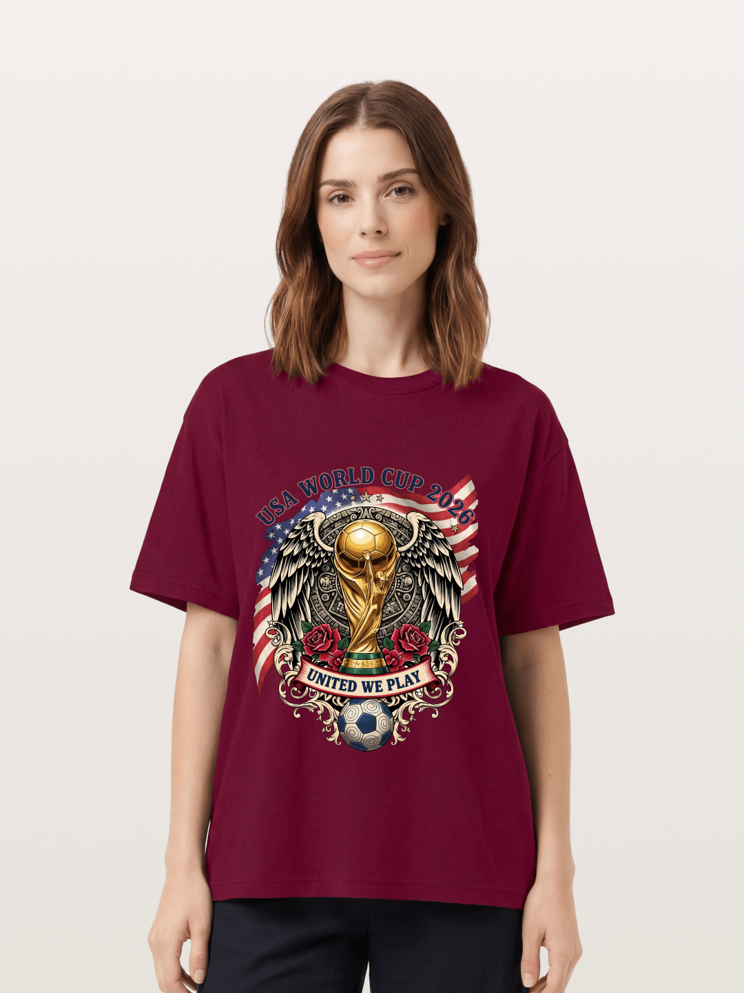USA 2026 Winged World Cup Trophy Gildan T-shirt