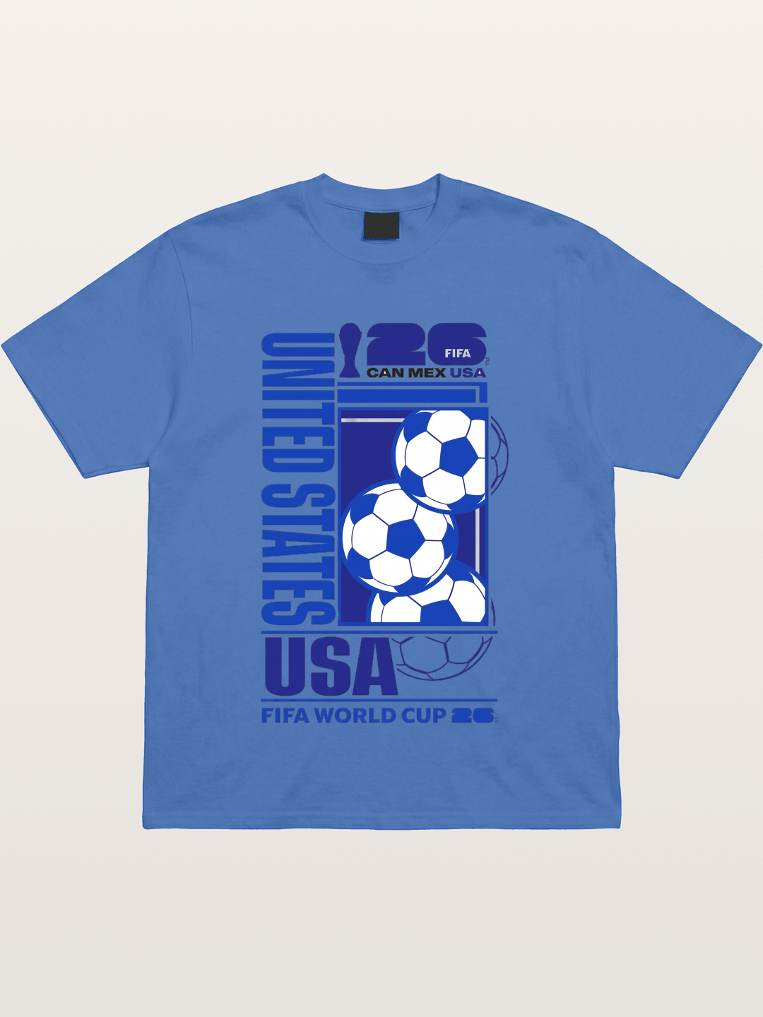 USA Mexico Canada Soccer Art Gildan T-shirt