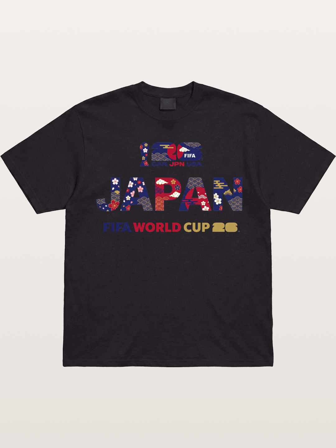 2026 World Cup Japan Sakura Typo Gildan T-shirt