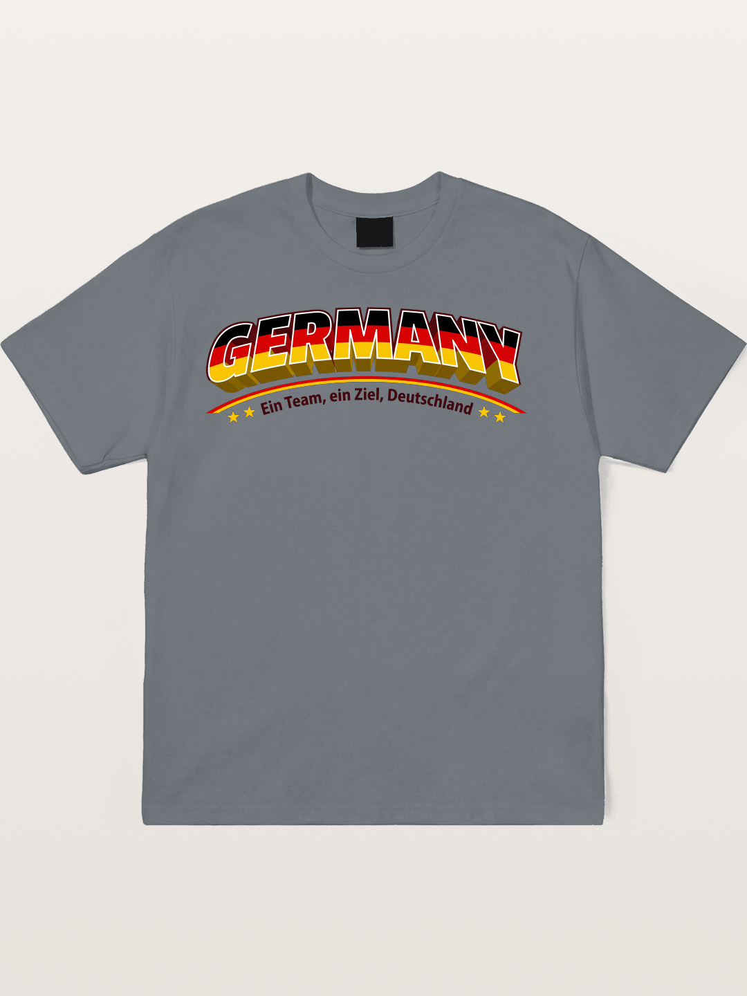 Germany Retro Team Logo WC Cotton T-shirt